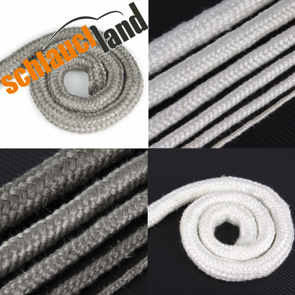 1m Fiberglas Schnur Ø 4-25 mm *** Ofendichtung Dichtschnur Seil Kamin