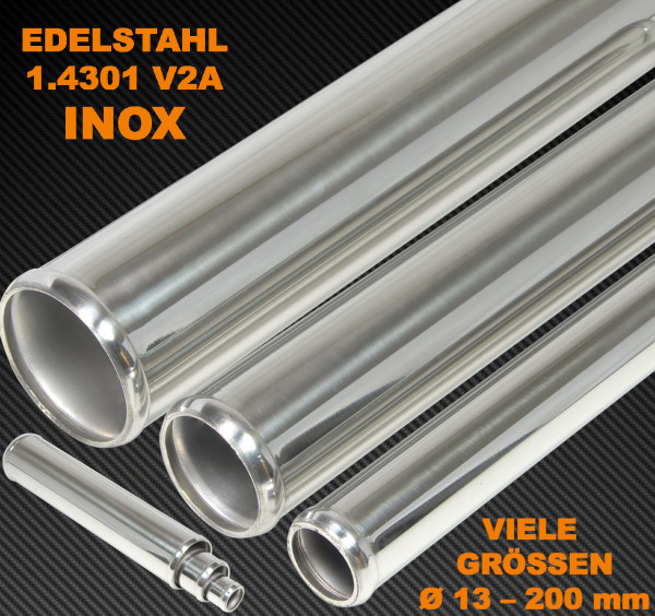 Edelstahl-Rohr 60cm V2A