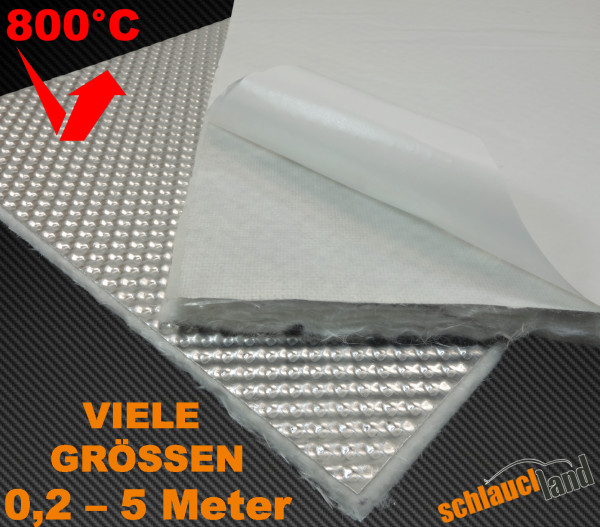 Hitzeschutzmatte Alu-Keramik ULTRA selbstklebend