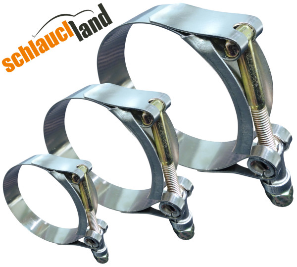 Edelstahlschelle Racing W2