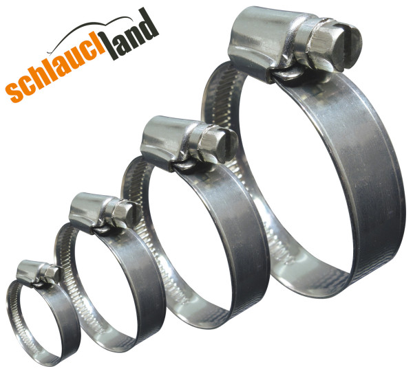 Edelstahlschelle Standard W4 / 12mm