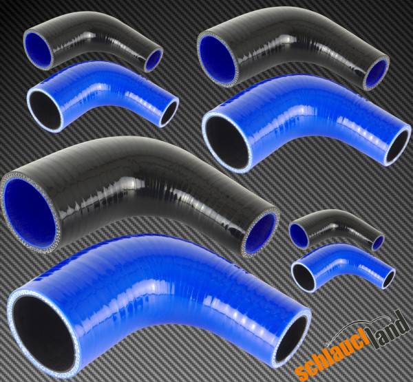 Silikon-Reduzierbogen 90°